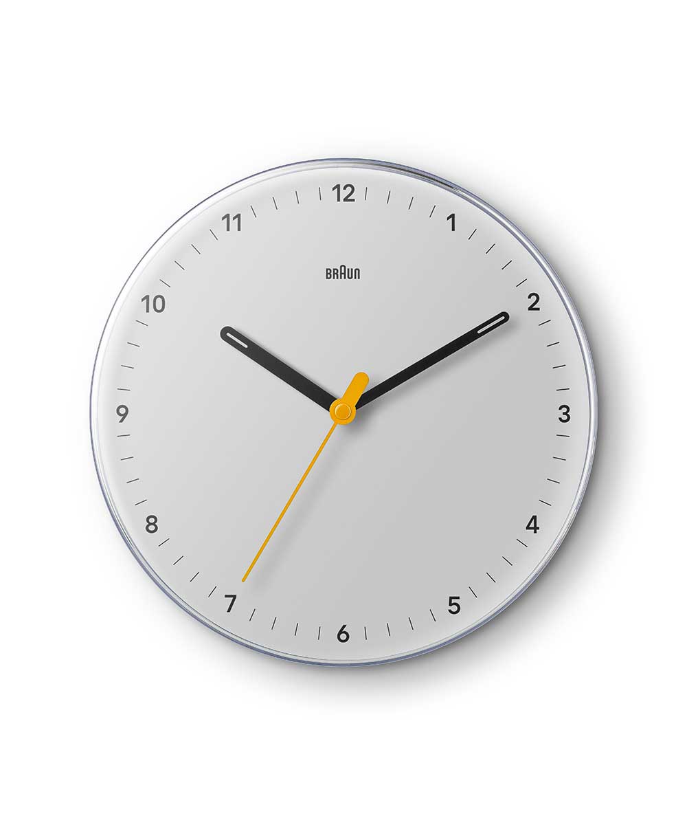 BRAUN WALL CLOCK WHITE BC26W ブラウン 掛け時計 – 東京ウォッチスタイル