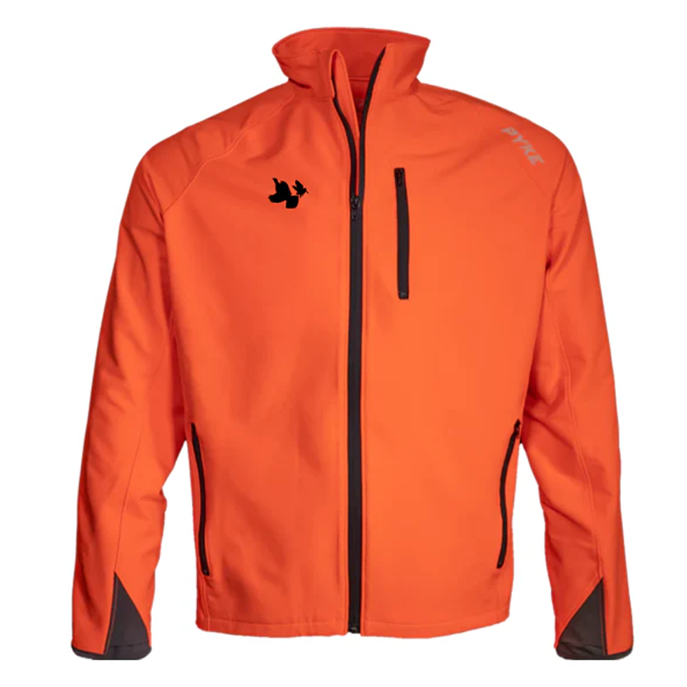Pyke Gear Tongass Nomad Lightweight Jacket: Blaze Orange/Sandstone