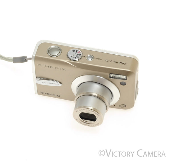 Fuji Fujifilm FinePix F30 6.3MP Gold Digital Point & Shoot [EXC]