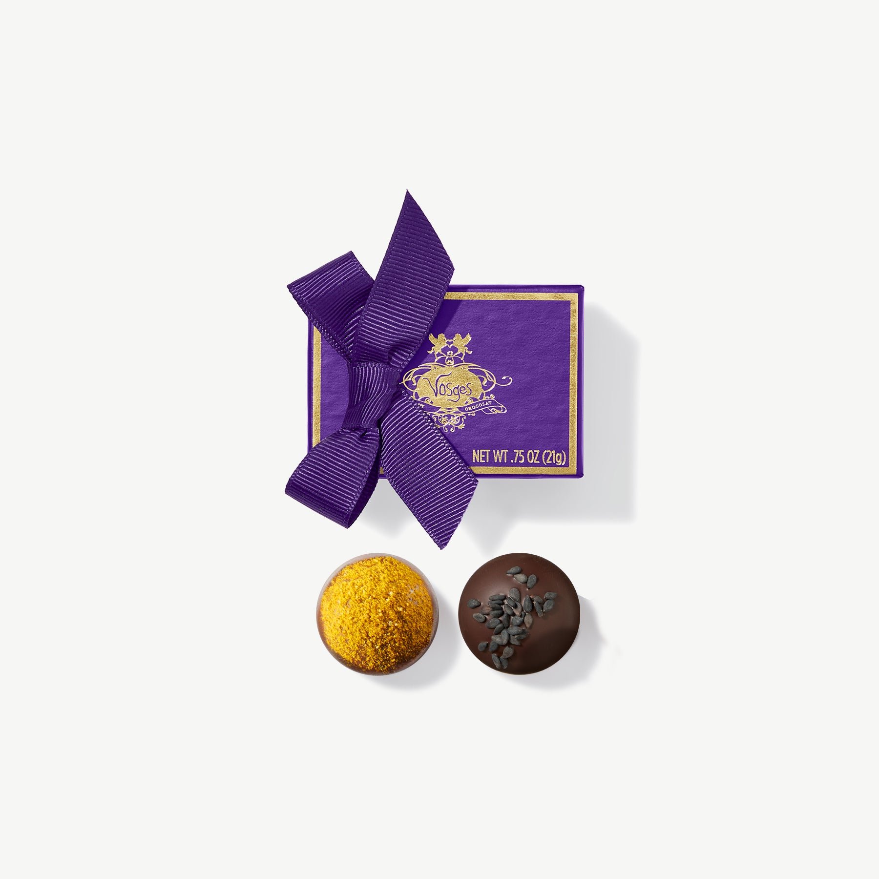 2 Piece Truffle Favor Box | Chocolate Party Favors | Vosges