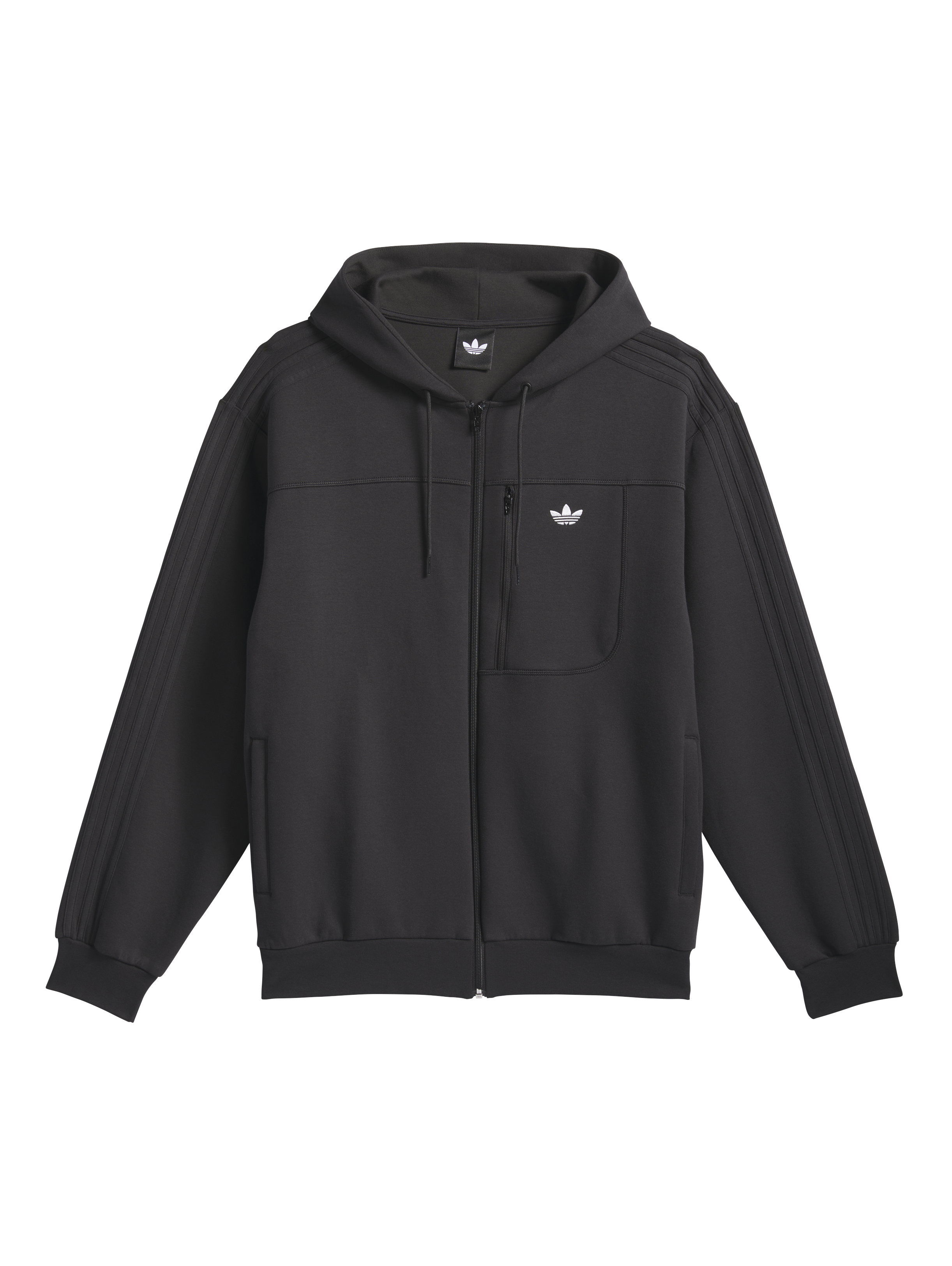 Adidas Tech Fleece Jacket - Black / White – Civil