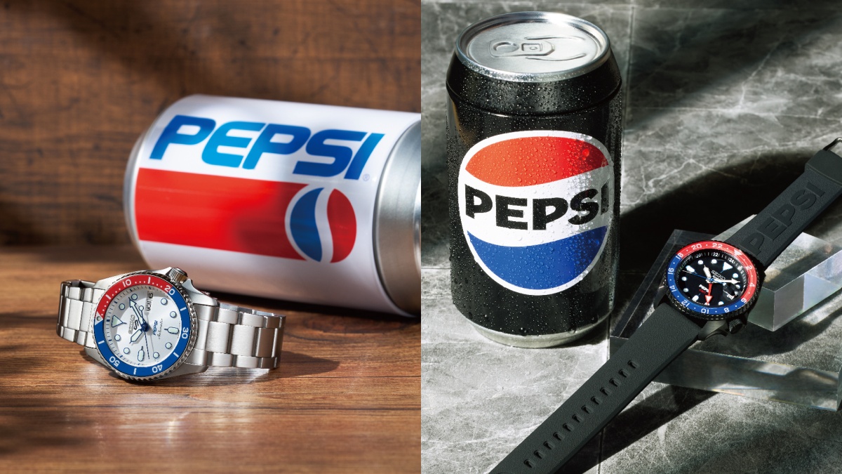 セイコー 5スポーツ「Pepsi® コラボレーション限定モデル」発売