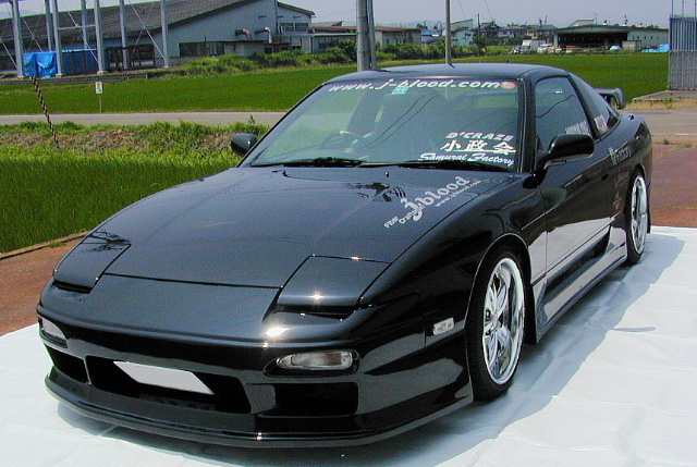 180SX フロントバンパースポイラー ソフトFRP（前/中/後期） [j.blood]