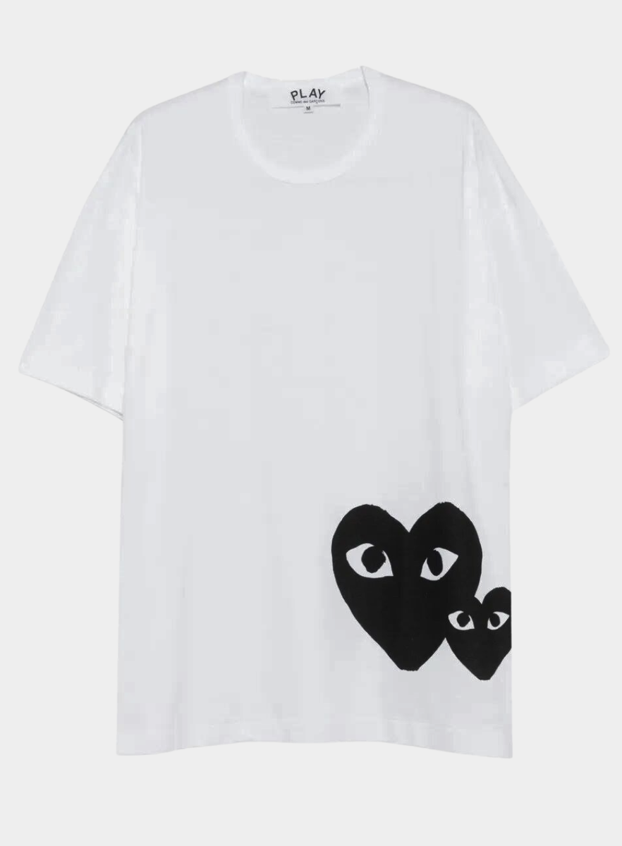 COMME DES GARCONS PLAY | Oversized Logo T-Shirt Black Heart – Joan
