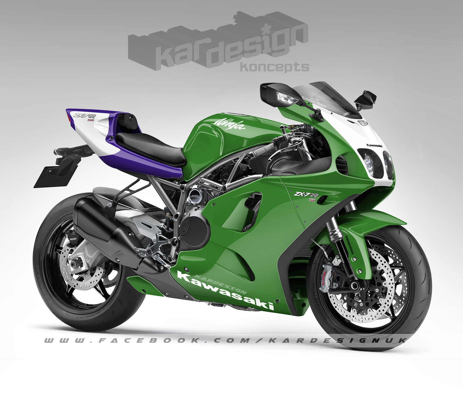 A H2-powered ZX-7R for the 21st century? Yes please. – Kardesign
