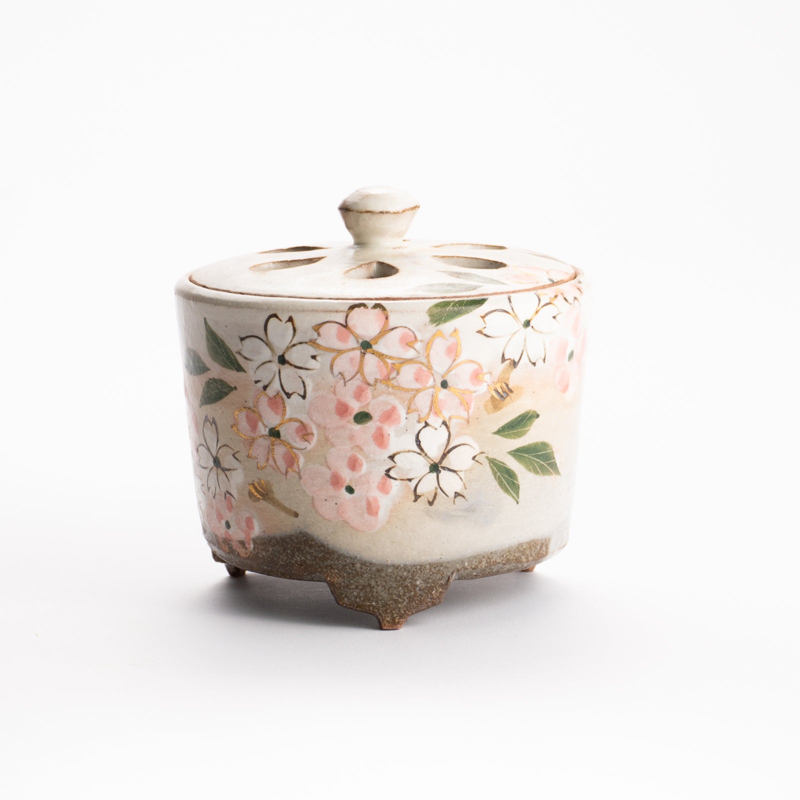 京都清水烧香炉樱花｜俊山窑｜KOTOPOTTER