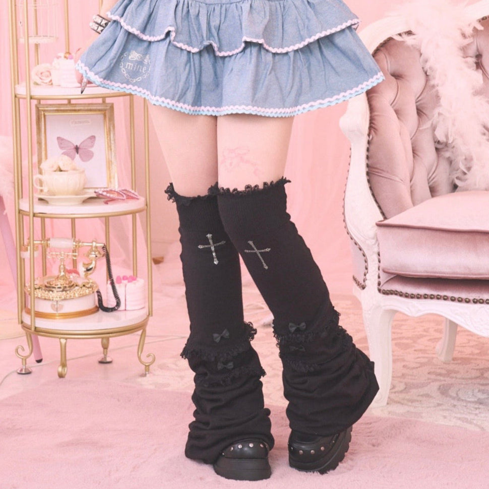 mine》ニーハイレッグウォーマー- LAFARY ONLINE