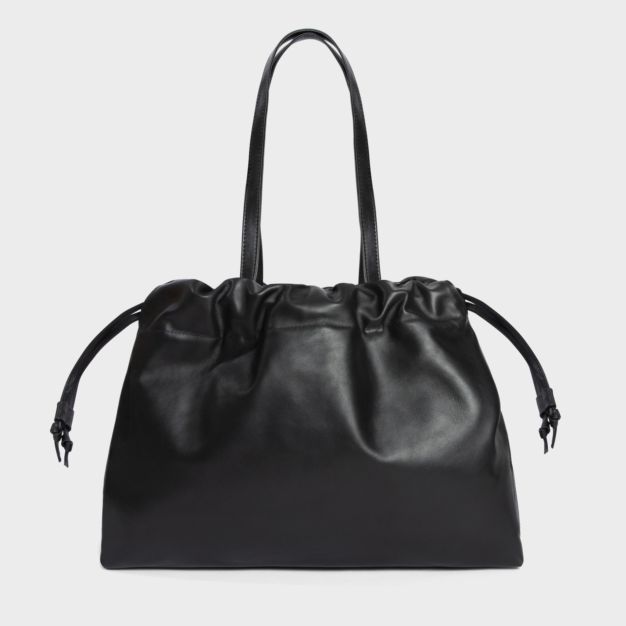 Asisi Tote Black- Luxury Italian Leather Handbag Work Tote | LEMIZ