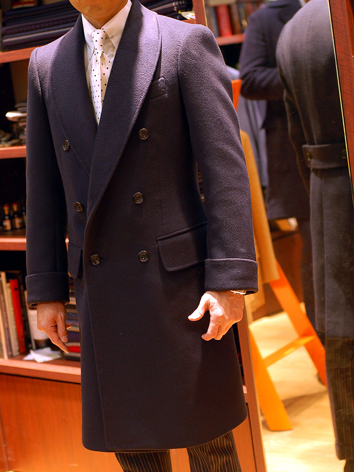 ショールカラーのダブルブレストコート « 大阪・福島のオーダースーツ