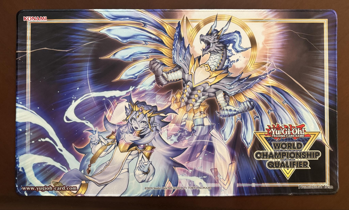 遊戯王 公式 WCQ 2025 霊王の波動 プレイマット プレイマット 北米版