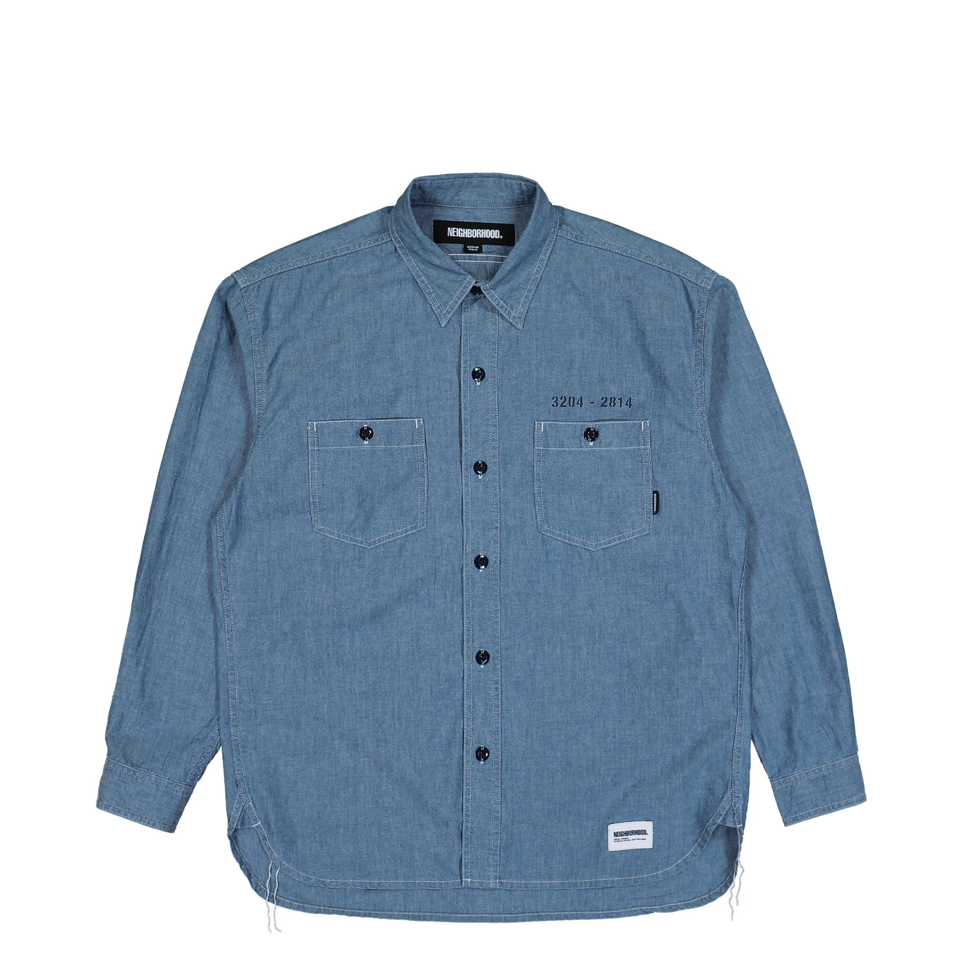 Neighborhood Chambray Shirt LS 251ARNH-SHM02 | OVERKILL