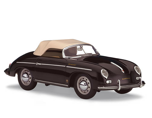 PhillyMint - Franklin Mint 1955 Porsche 356 Speedster Black