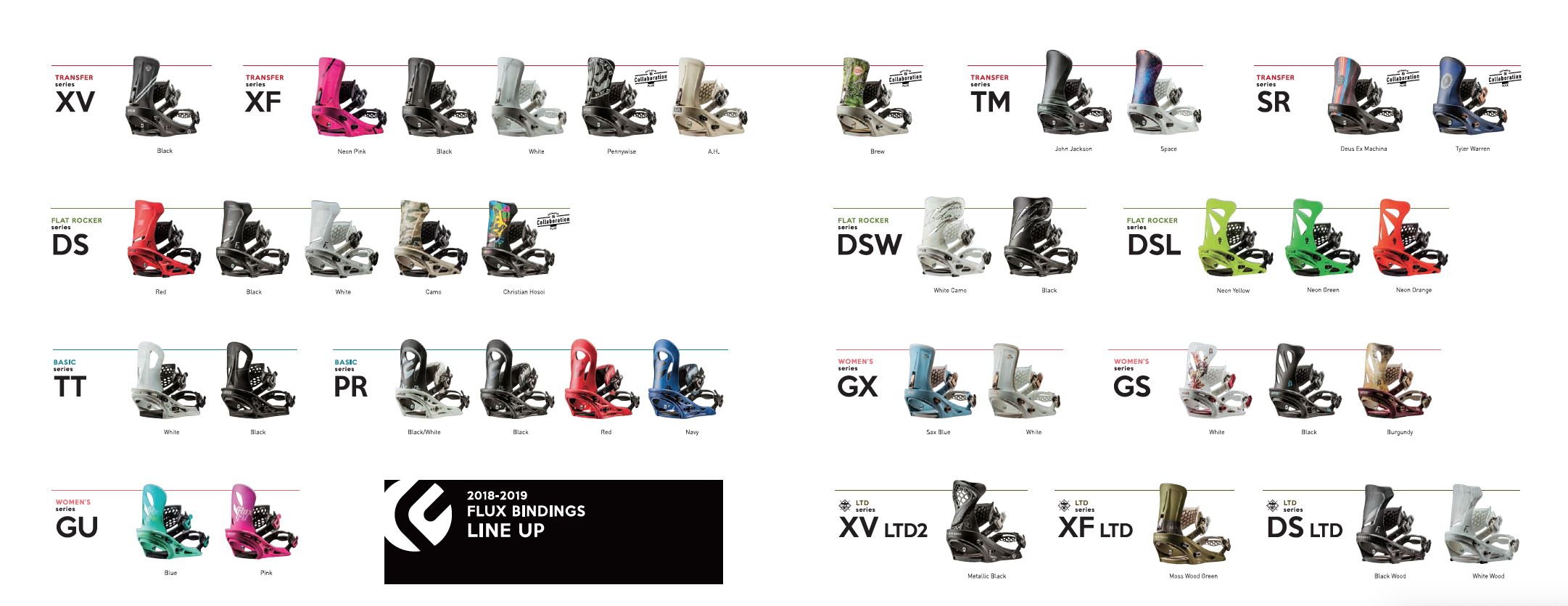 フラックス（FLUX）【DS】 18-19モデル カラー：Christian Hosoi