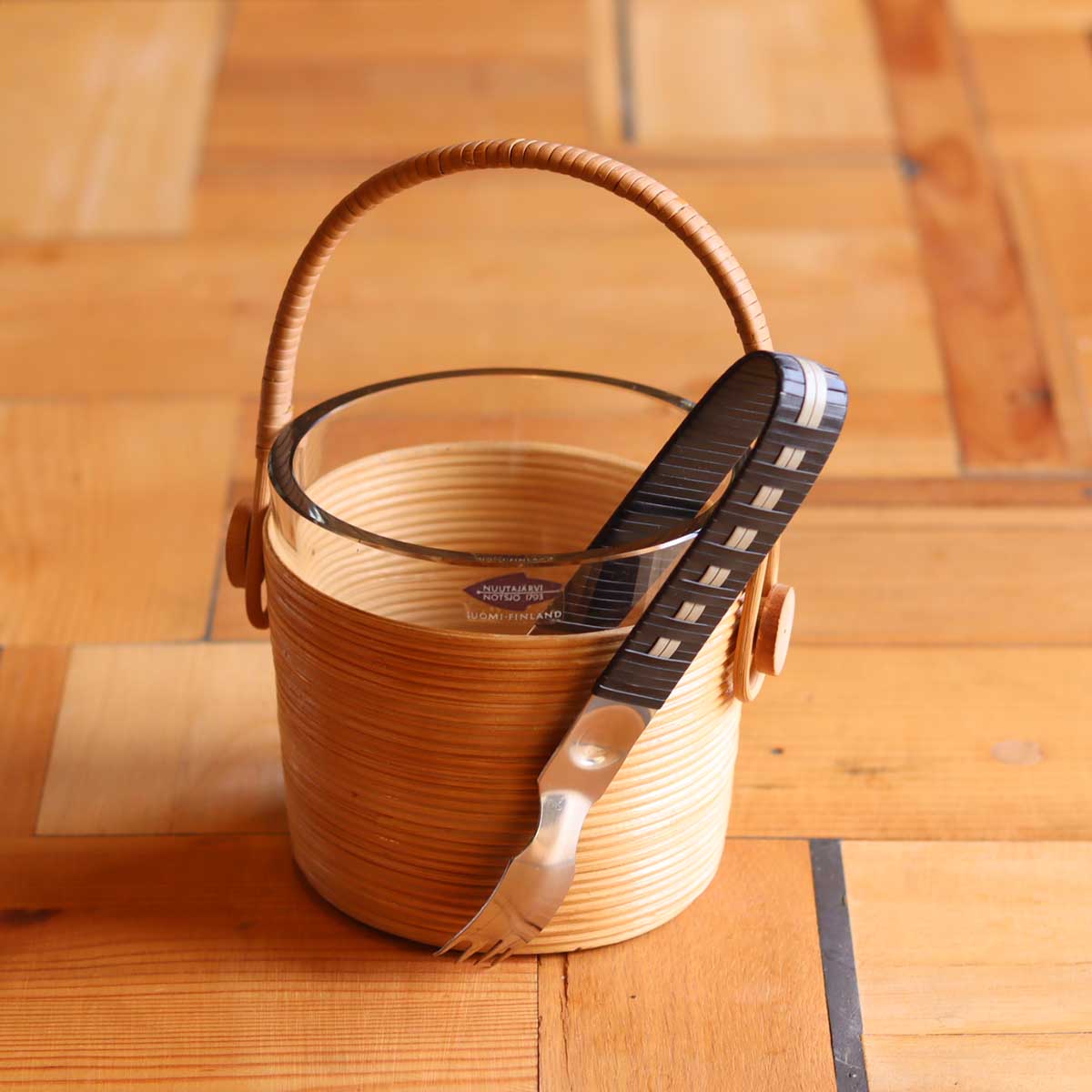 ヌータヤルヴィNuutajarvi カイフランク Kaj Franck アイスバスケット