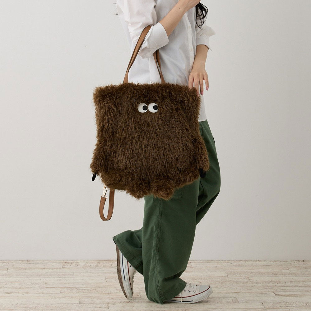 Fluffy cute tote EU. Tall 2way. Cryptid-C / 6845 – ROOTOTE