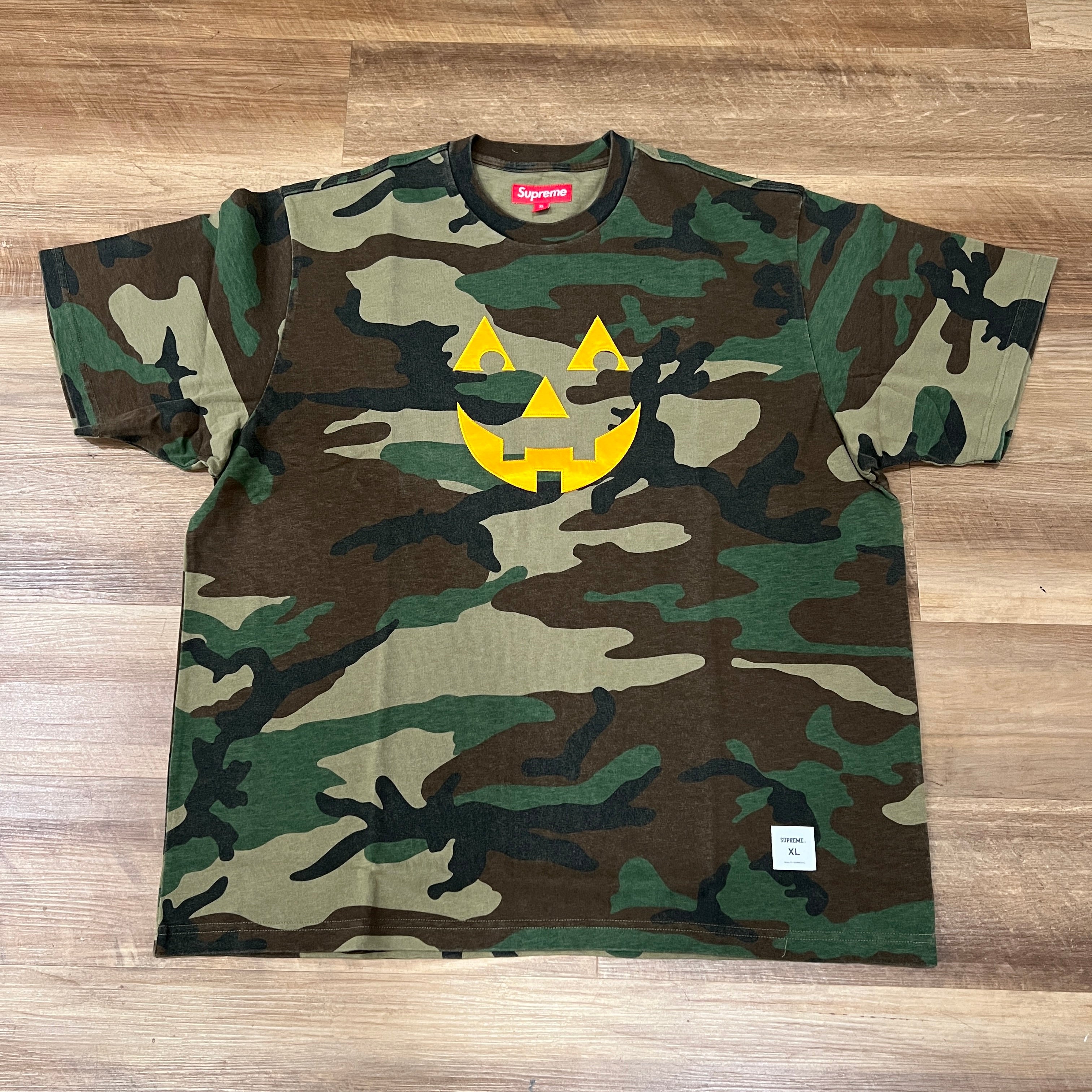 Supreme Pumpkin S/S Top Woodland Camo – Holy Ground