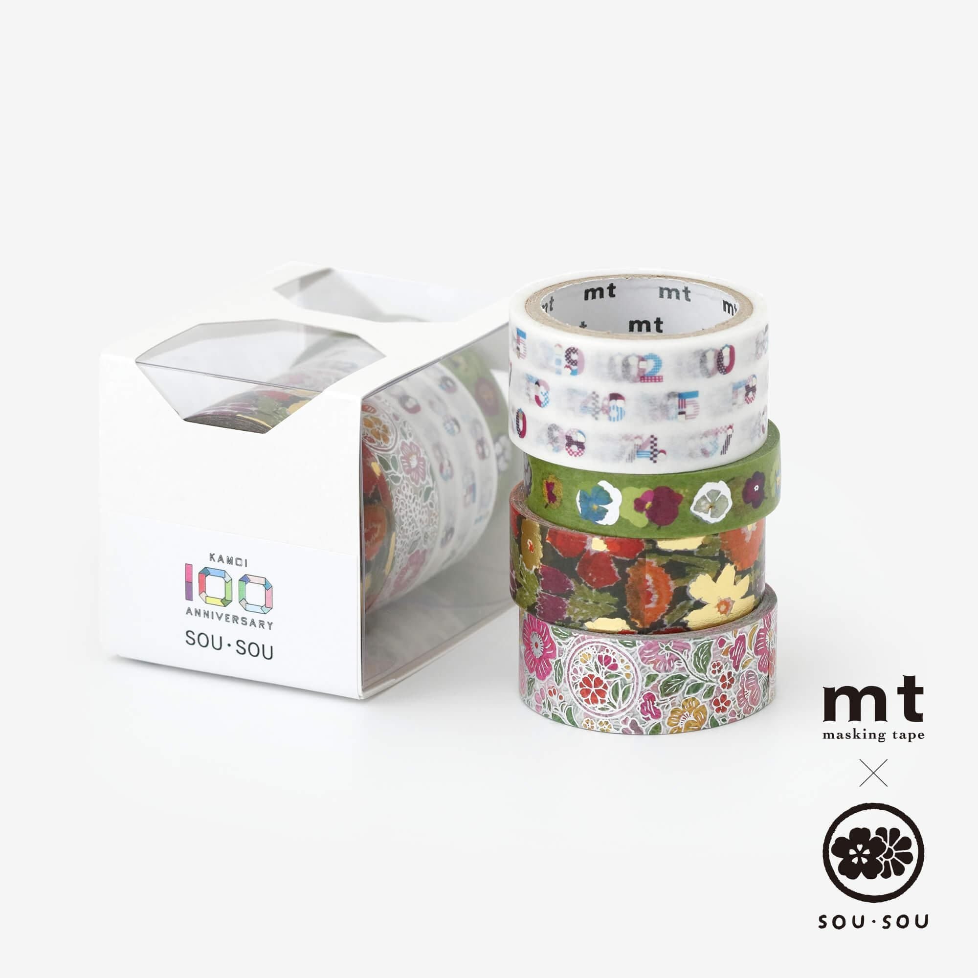 紙モノ引退品 マステ・デザペセット SOU・SOU×mt テキスタイル・マステ