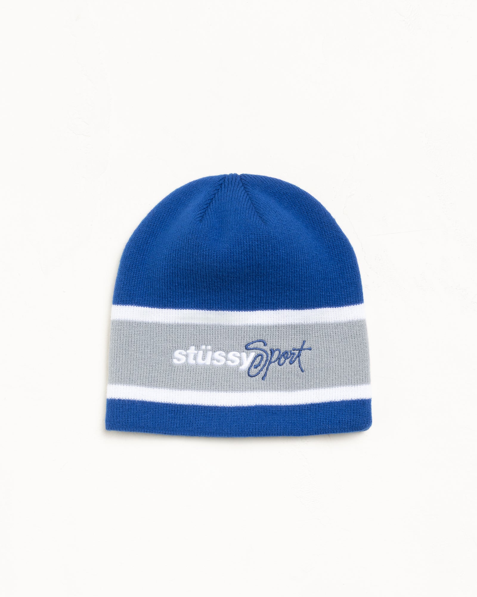 Stüssy Sport Stripe Skullcap – Royal | Headwear | Stüssy