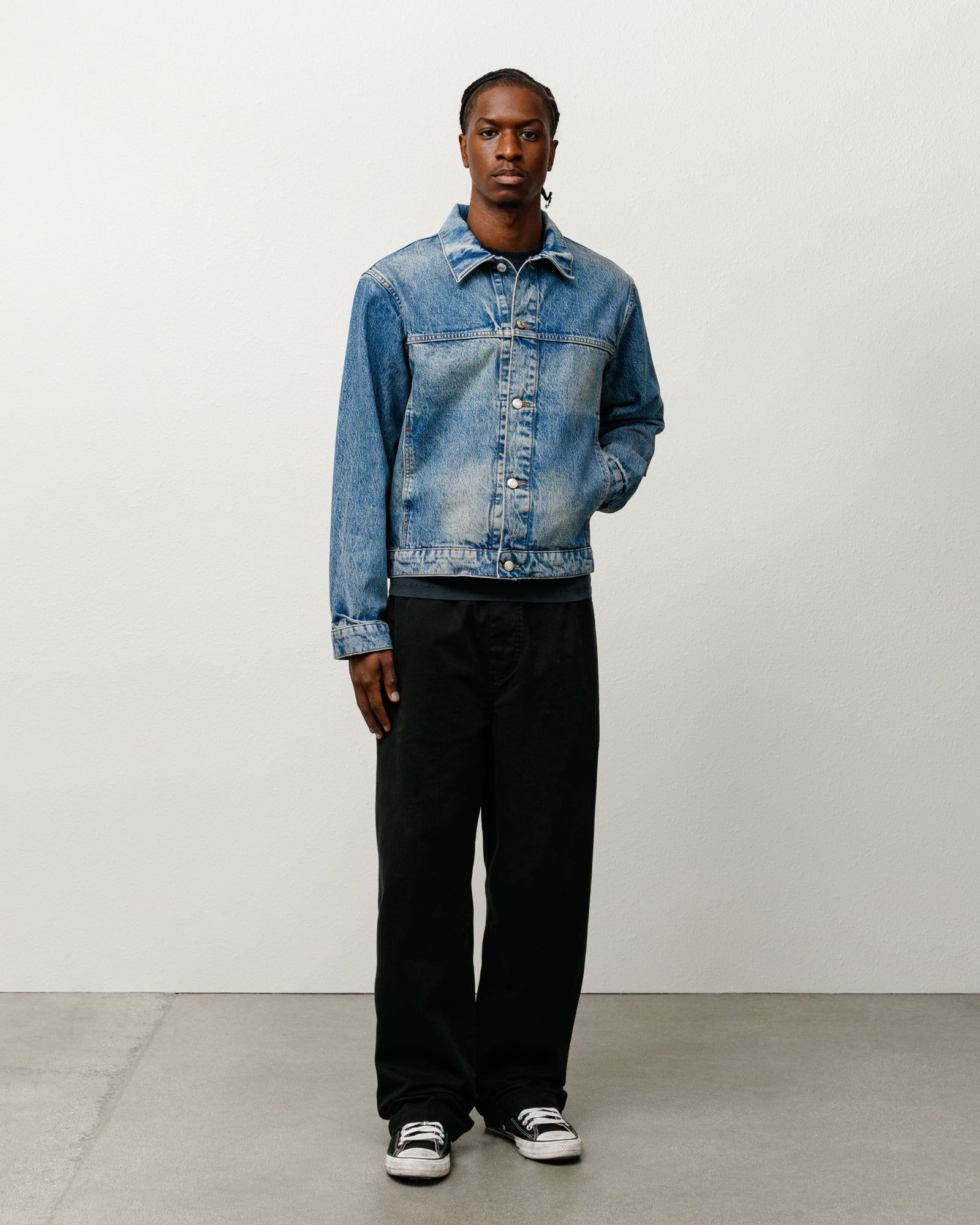 Trucker Jacket Denim – Weekend Wash | Outerwear | Stüssy