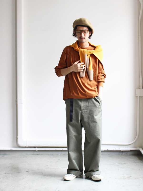 AURALEE オーラリー WASHED FINX CHINO WIDE PANTS | STRATO BLOG