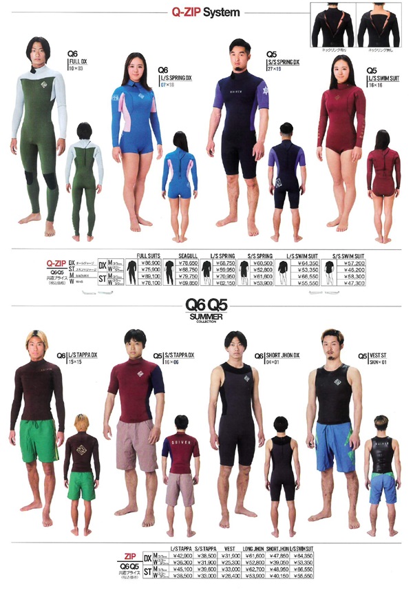 QUIVER 2024 SPRING/SUMMER WETSUITS CATALOG クイーバーウェット