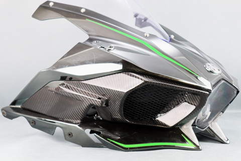 Ninja H2 (2015-) H2R仕様ダクトカバー--