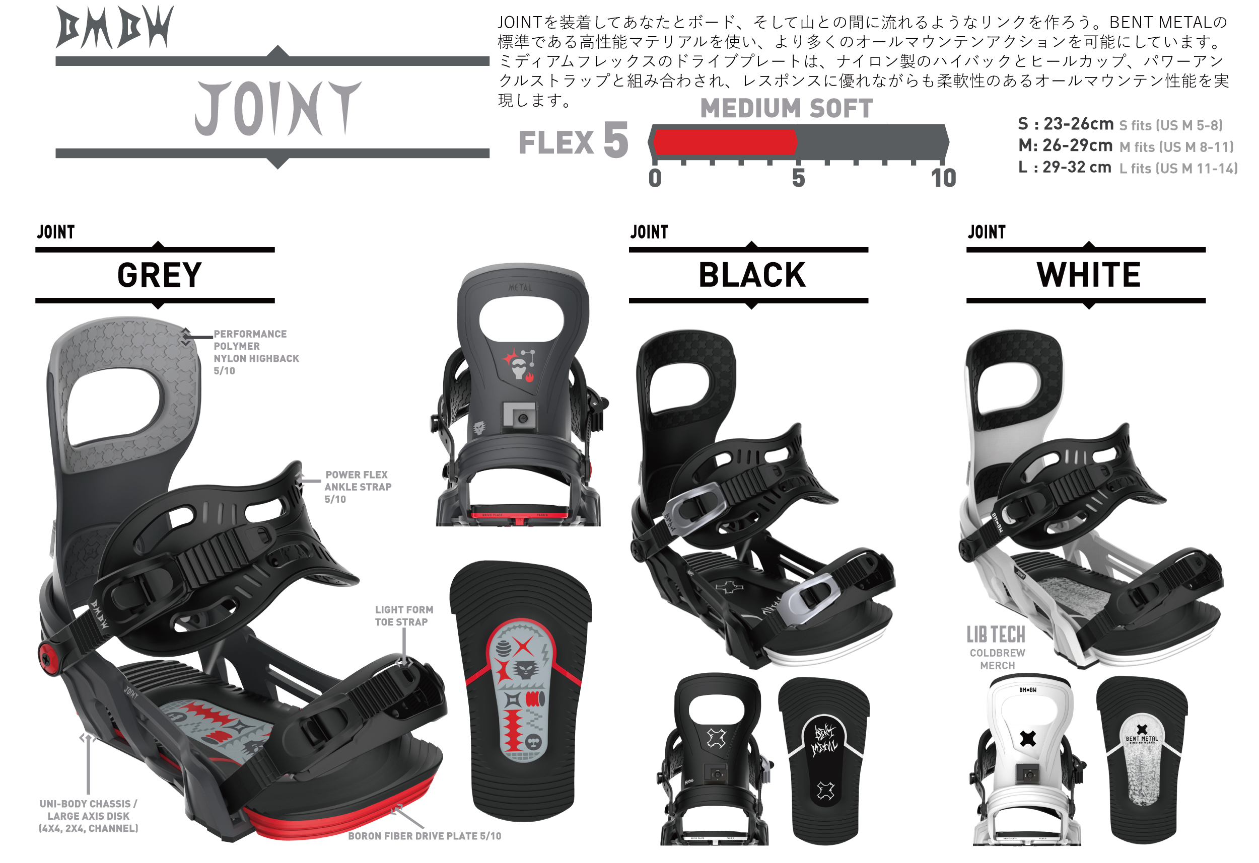 JOINT | BENTMETAL BINDING 25/26