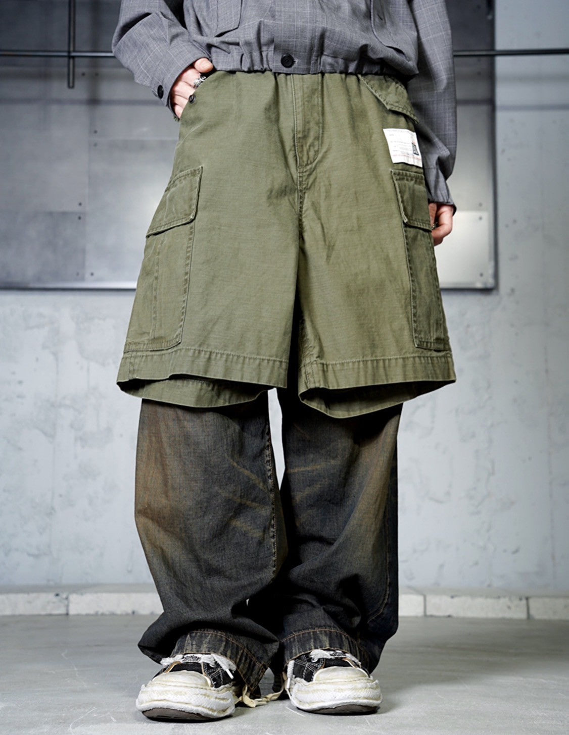 Maison MIHARA YASUHIRO】SHORTS COMBINED JEANS - Amanojak.