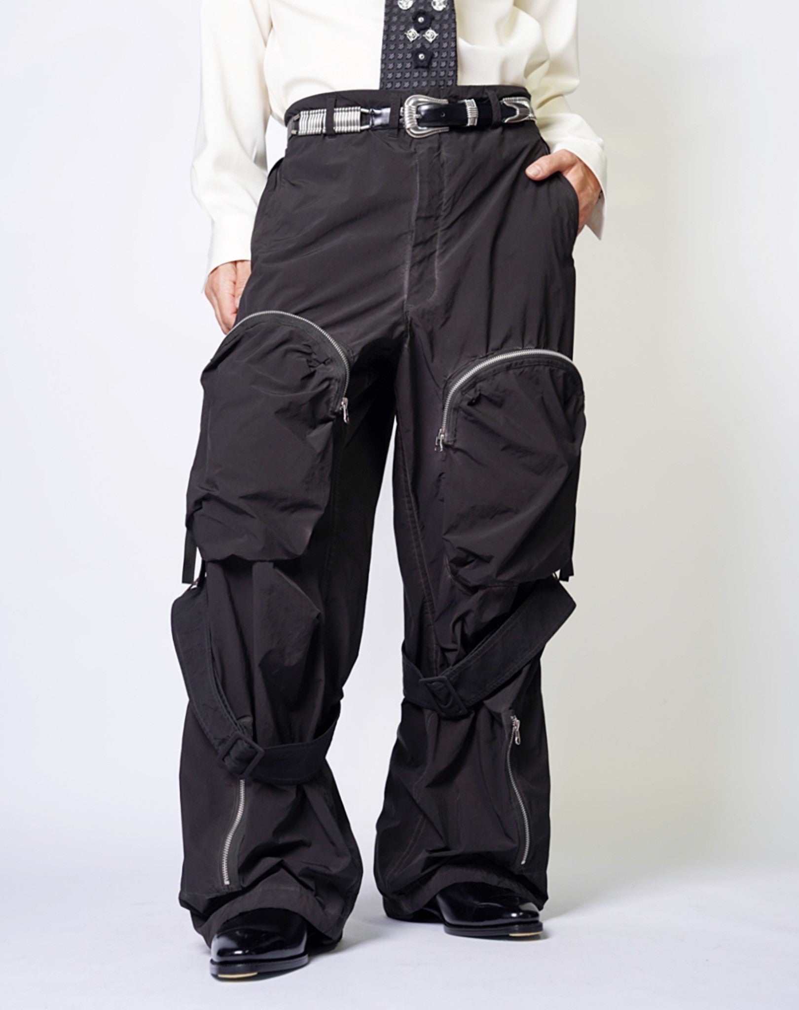 kiminori morishita】Hand-dye cargo pants - Amanojak.