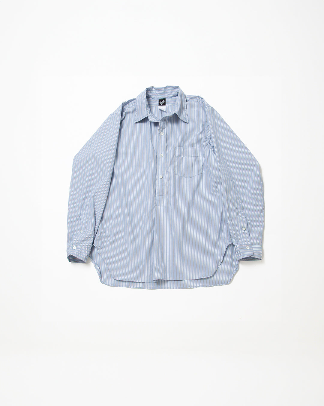 CS005 - W.C.W SHIRT PULLOVER / Blue × Charcoal – THE CORONA UTILITY
