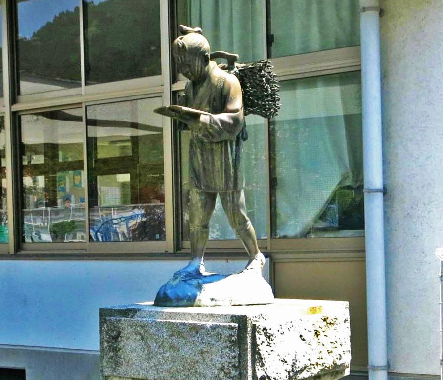 まちの文化財（127） 二宮金次郎の像／養父市