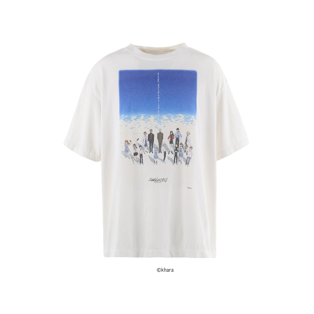 SAINT Mxxxxxx × EVENGELION × GEEKS RULE S/S TEE BLUE SM-HR8-0000