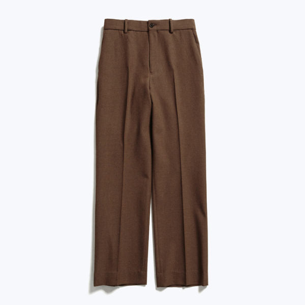 STRAIGHT FIT TROUSERS ORGANIC WOOL SURVIVAL CLOTH (A20C-03PT03C
