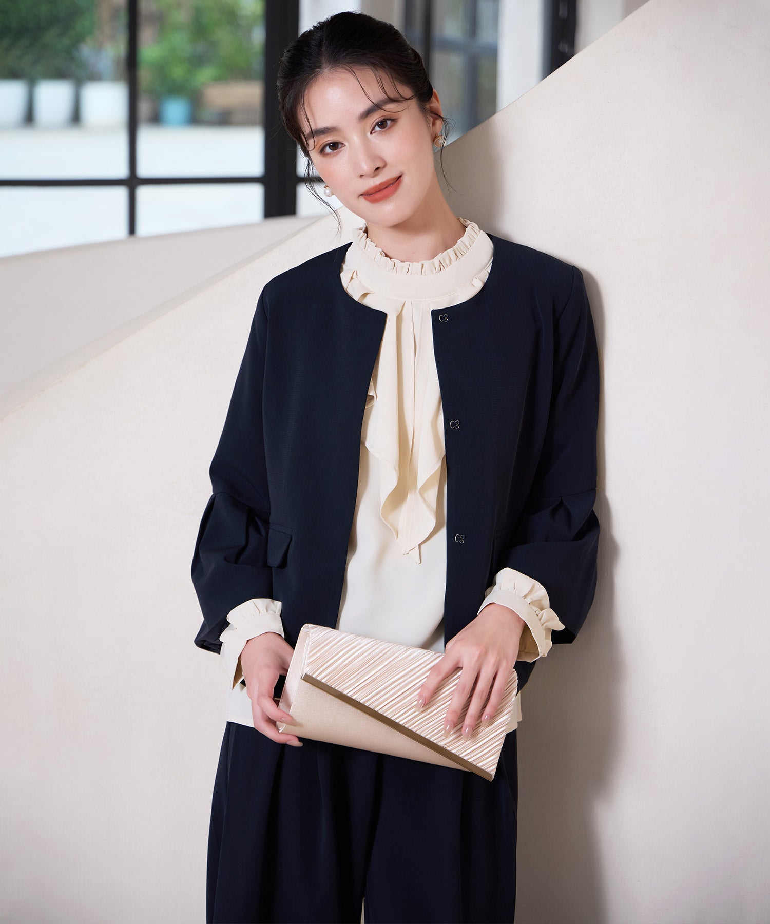 セットアップ 2点セットパーティー ワイドパンツドレスcy88621