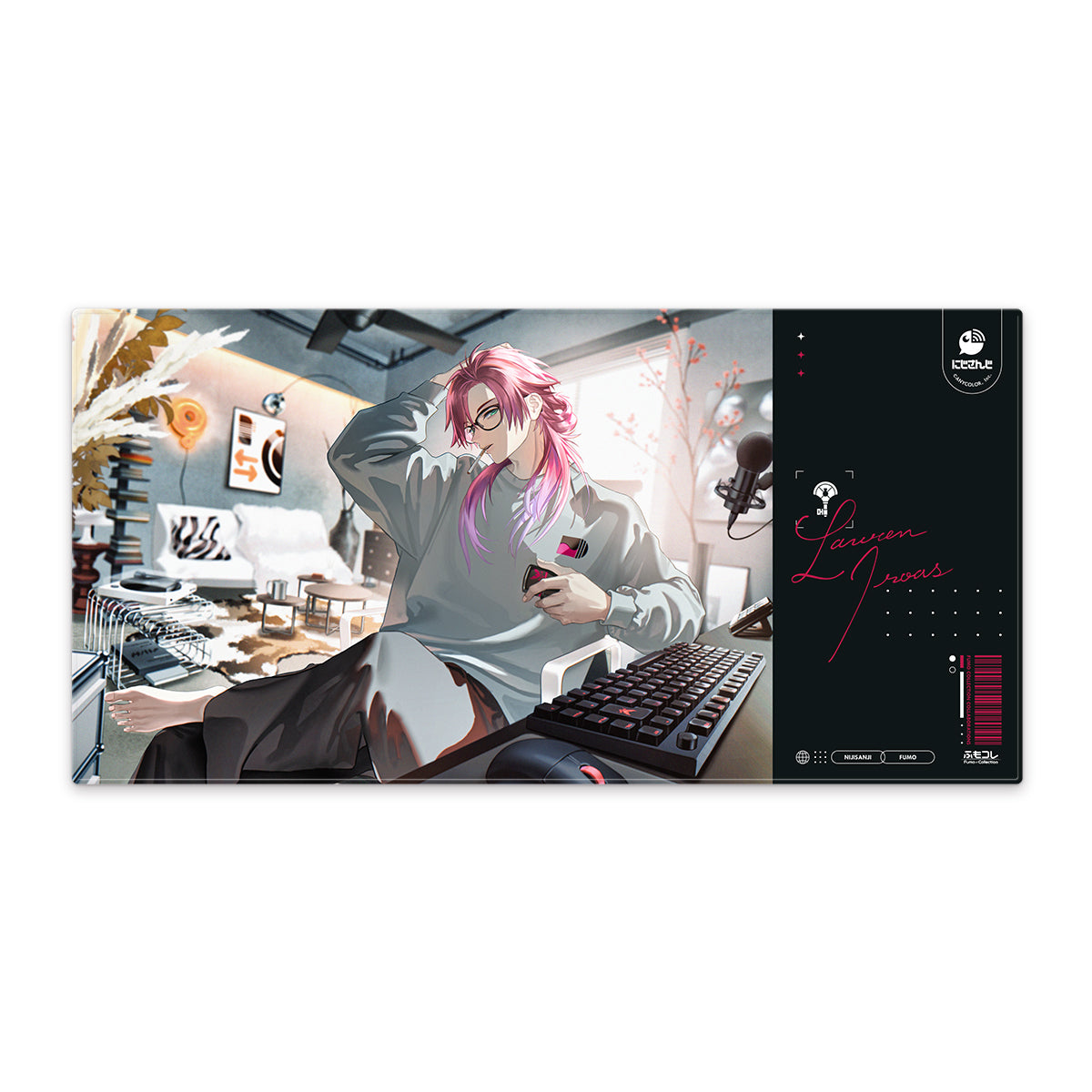 にじさんじ × ふもコレ ゲーミングマウスパッド ローレン・イロアス