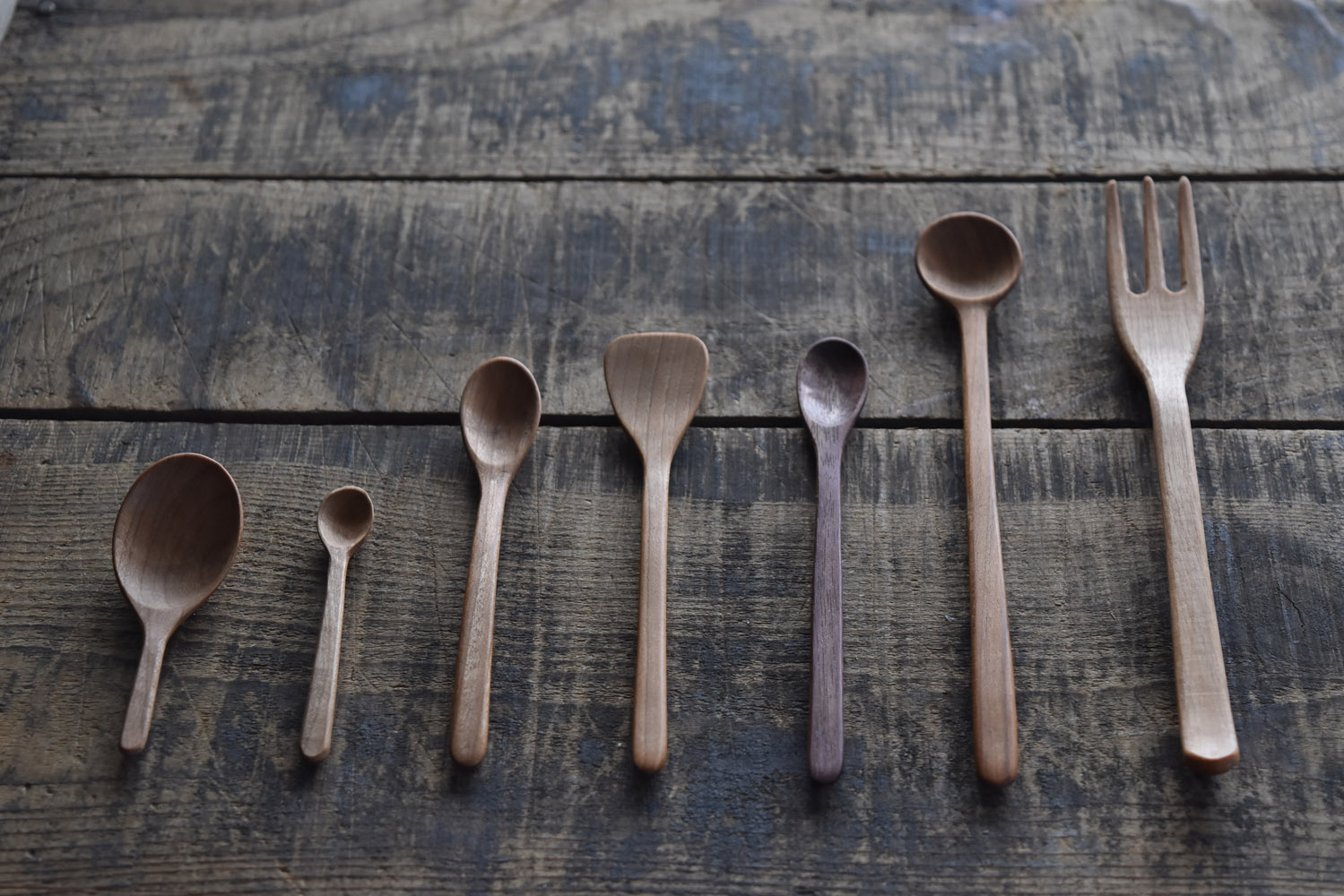 三谷龍二　木製カトラリーセット 10本入り gallery yaichi | permanent artist | 三谷龍二 > カトラリー
