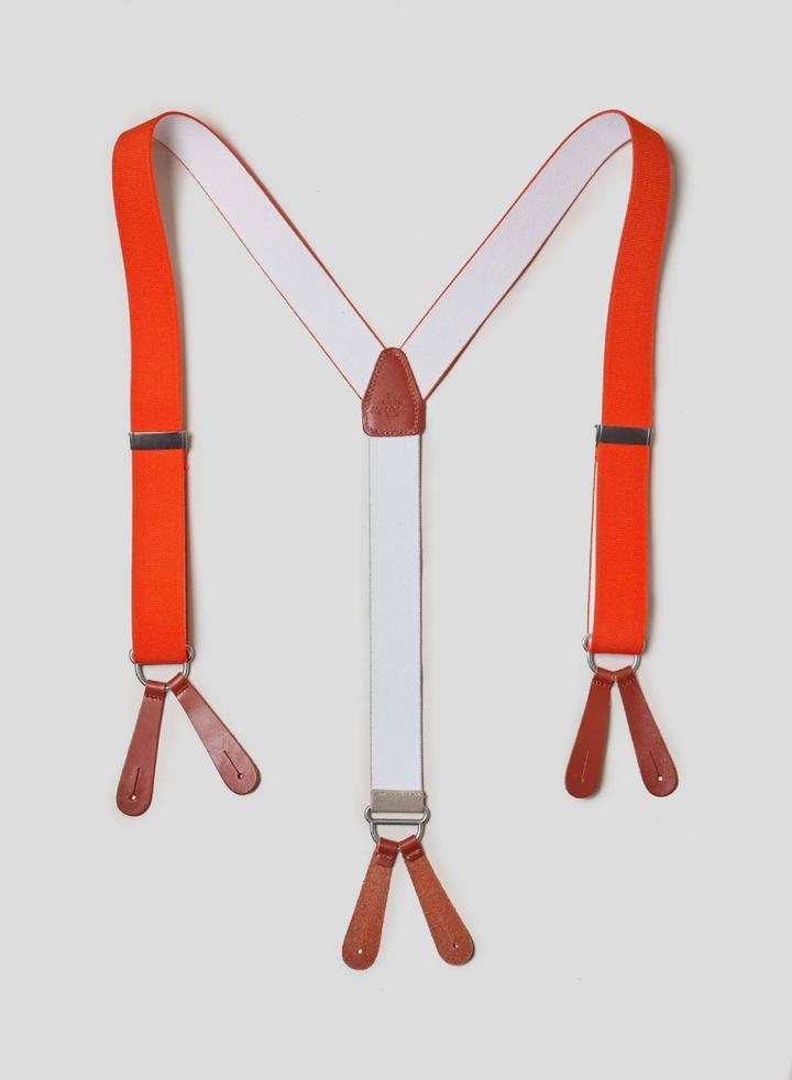ナイジェルケーボン/Nigel Cabourn - サスペンダー/BRACES IN ORANGE