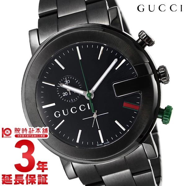 グッチ GUCCI 101シリーズ M Gフェイス クロノグラフ YA101331 メンズ