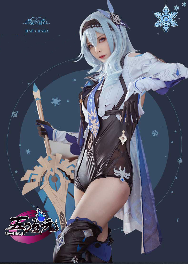 火花 原神 コスプレ エウルア 衣装セット