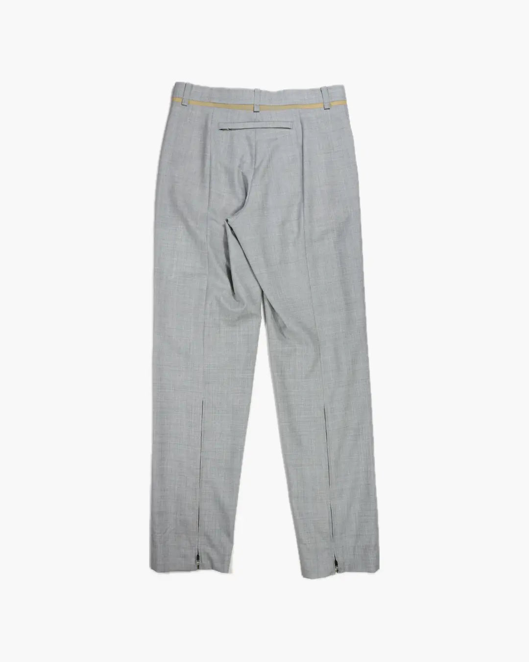 FUMIKA UCHIDA / ZIPPED HEM SLACKS / LIGHT GREY – 601 | 京都