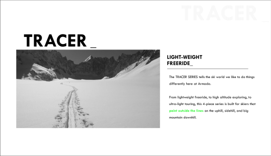 TRACERシリーズ | armadaskis.jp