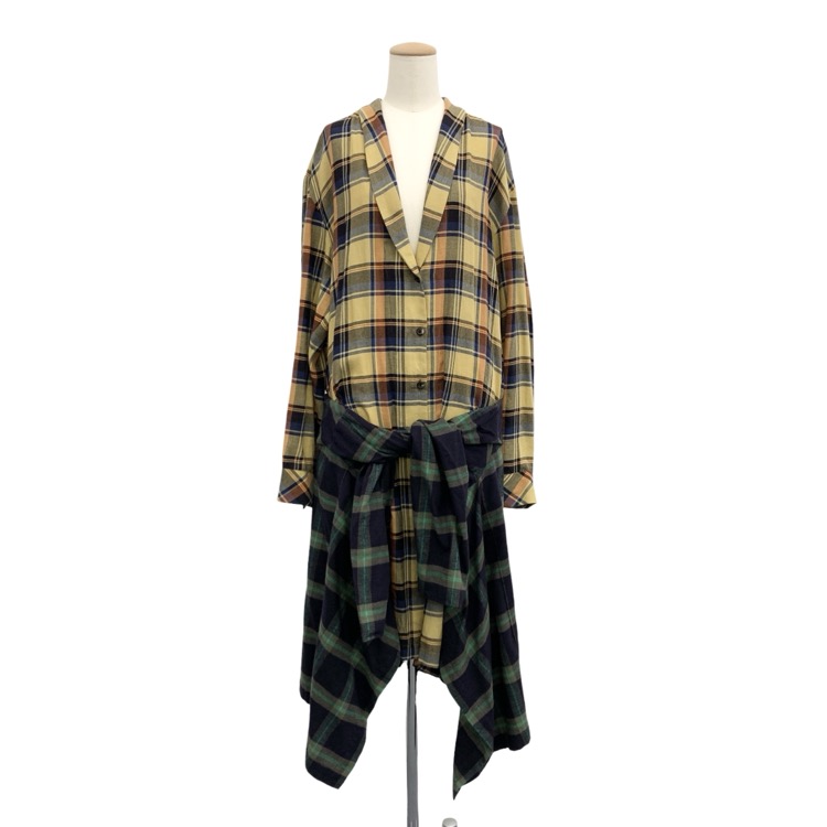 DRIES VAN NOTEN ドリスヴァンノッテン ドッキングシャツワンピース