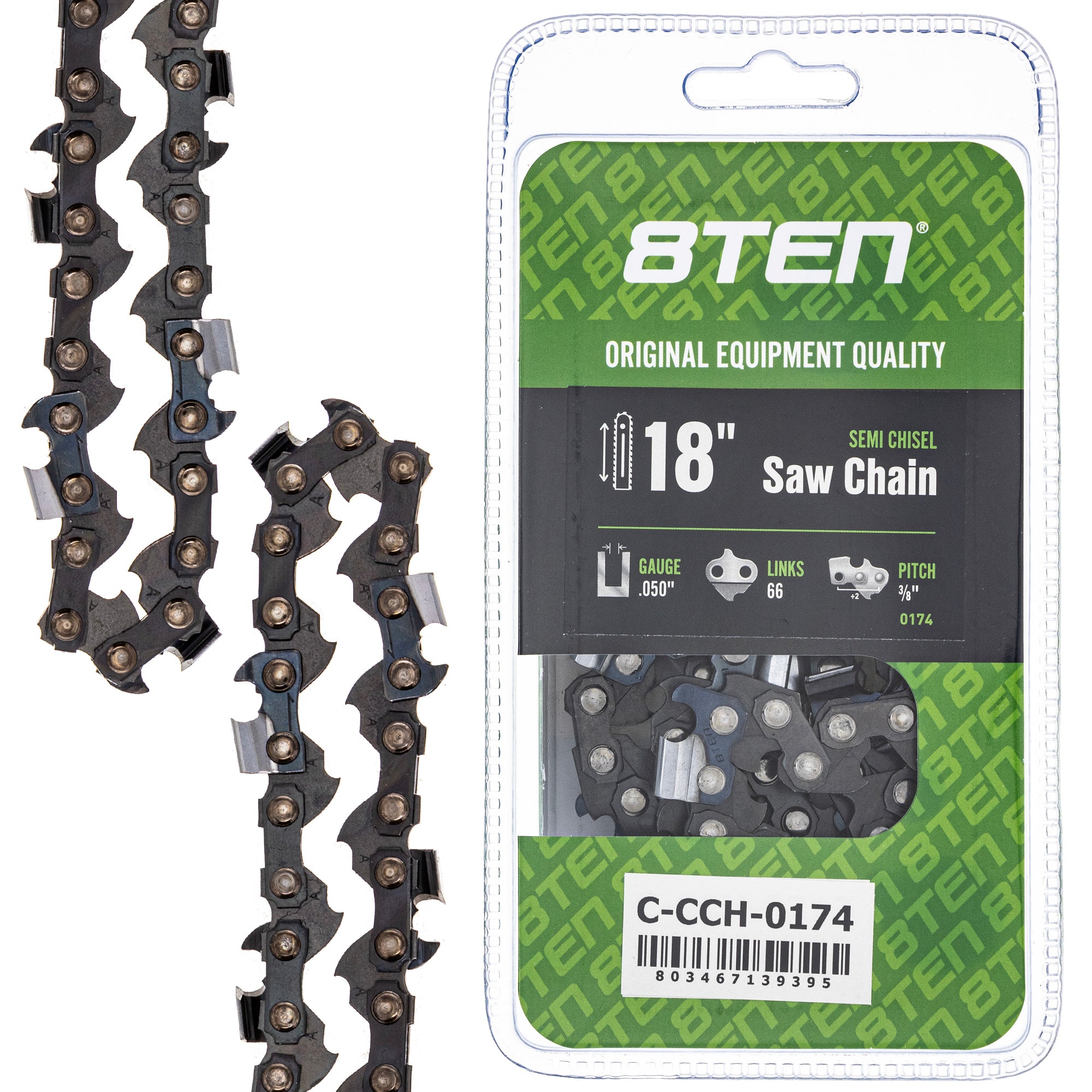 Chainsaw Bar & Chain Set 18 Inch For Husqvarna Echo | 8TEN