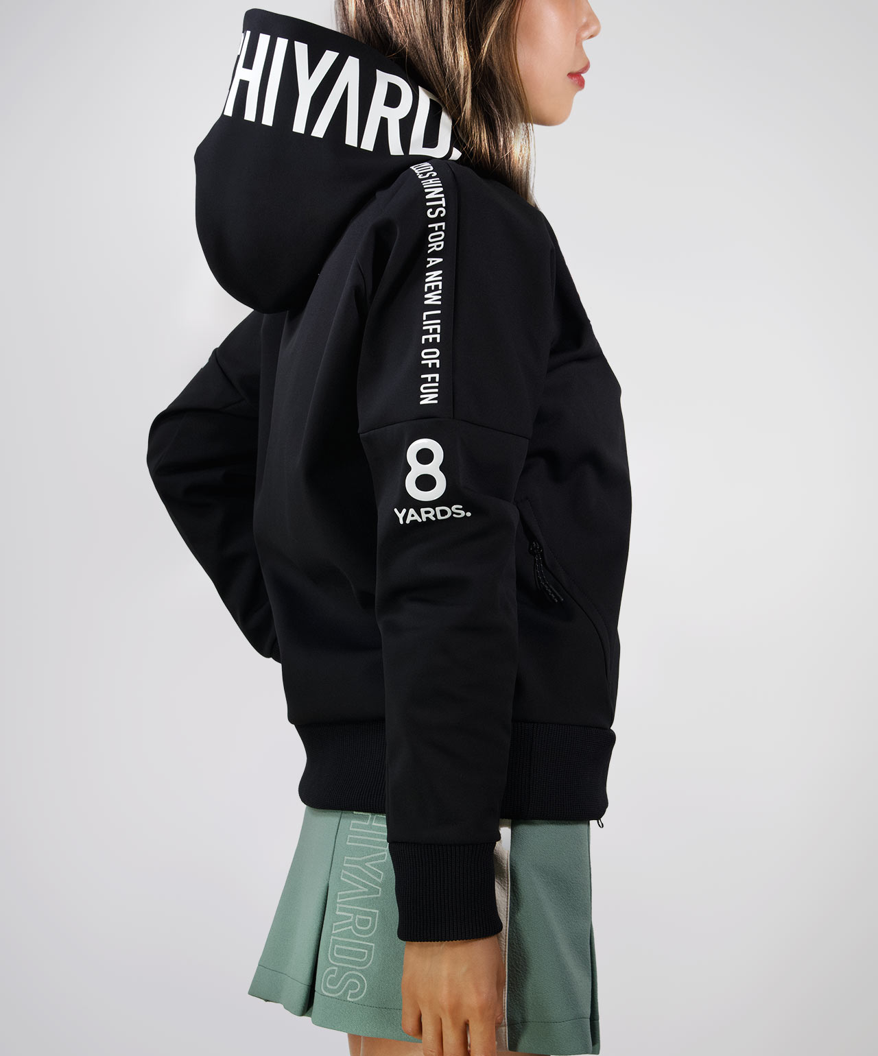 8YARDS / Women's Tagline BIG HOODIE