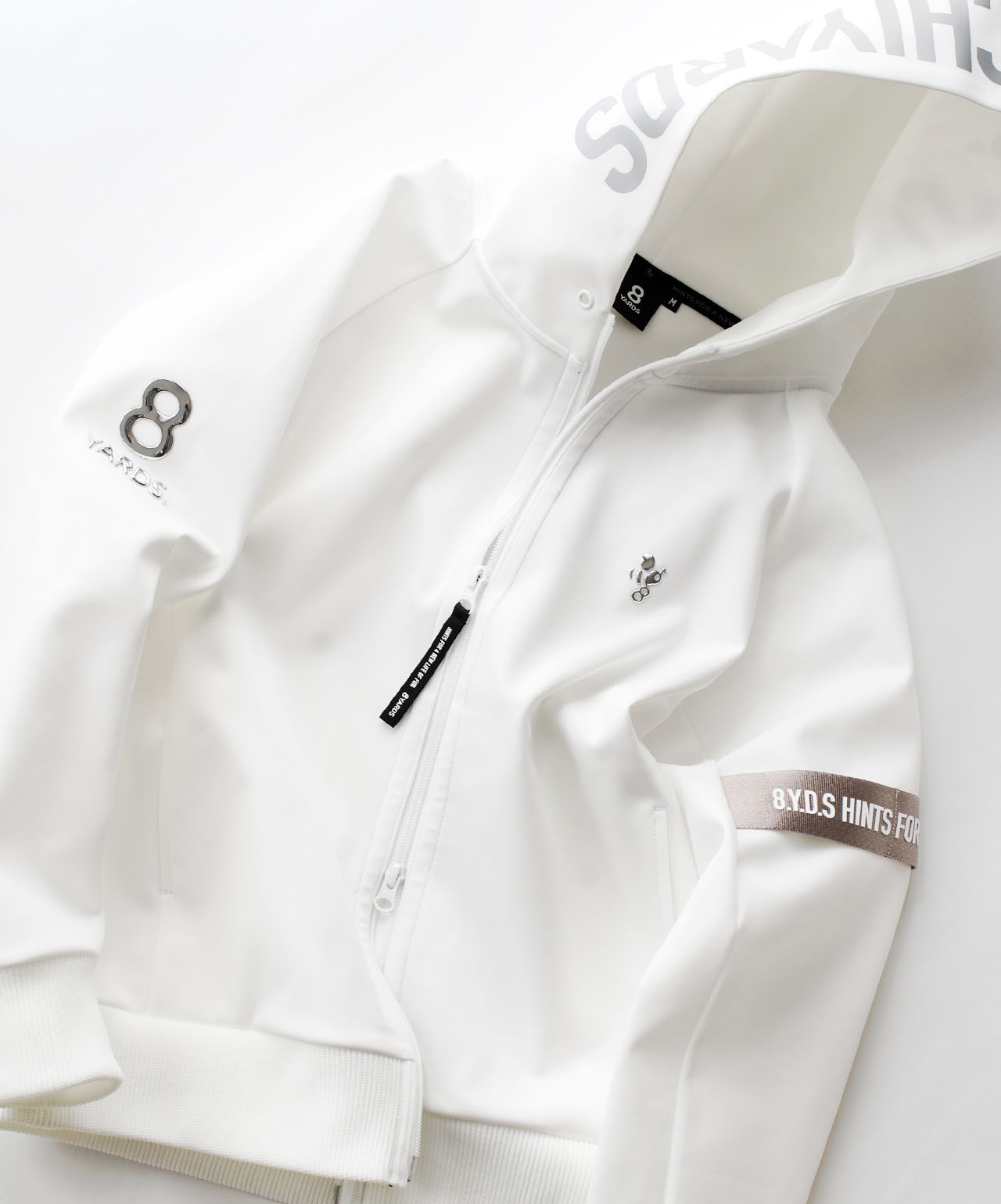 8YARDS 8ヤーズ ホワイト パーカー Laidback Hoodie 4G 8YARDS / Men's