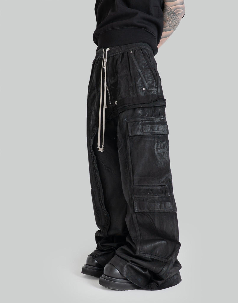 Rick Owens Drkshdw IMBALANCED DOUBLE CARGO JUMBO BELAS – 082plus