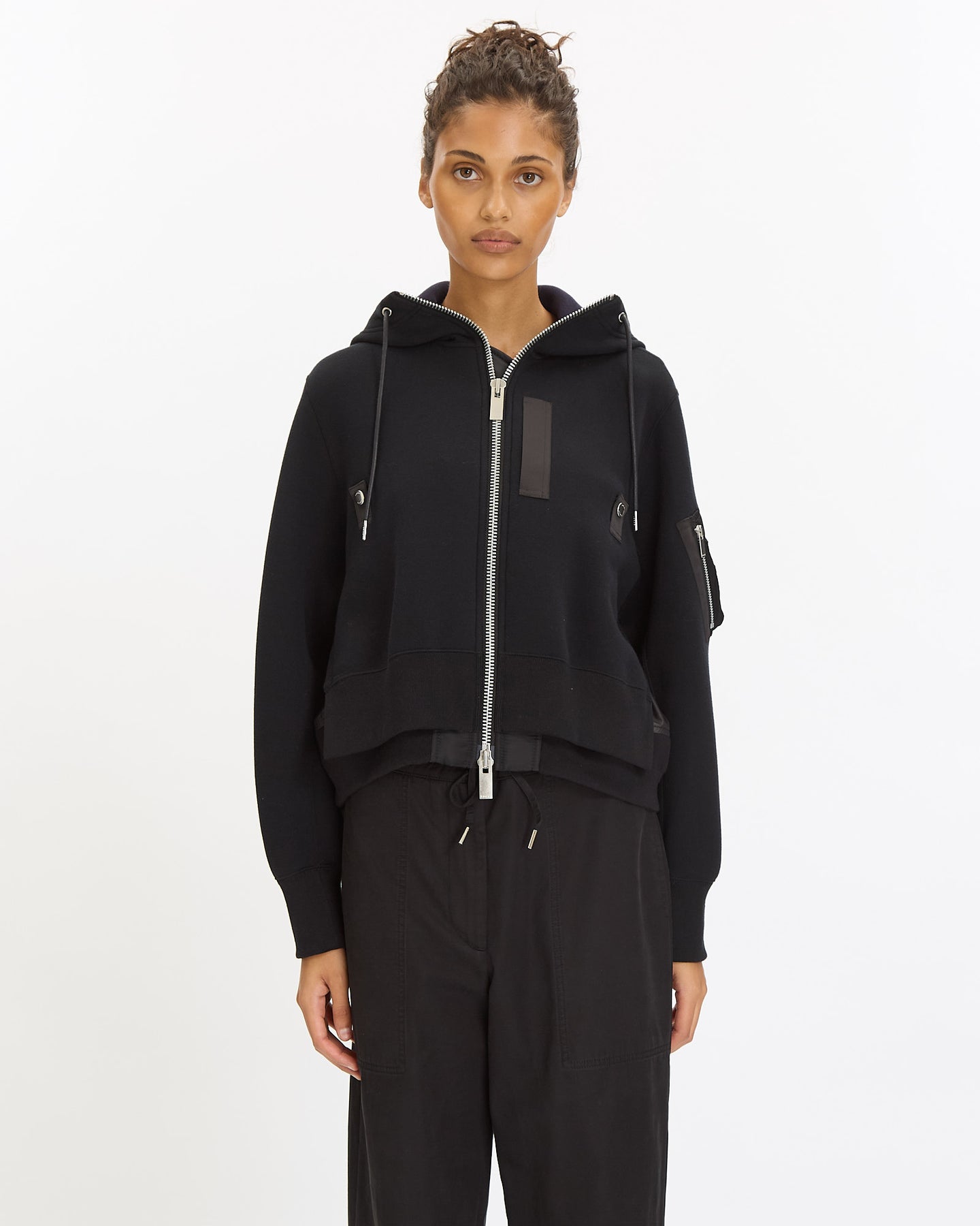 Sponge Sweat x Nylon Twill Hoodie – 119 Corbo
