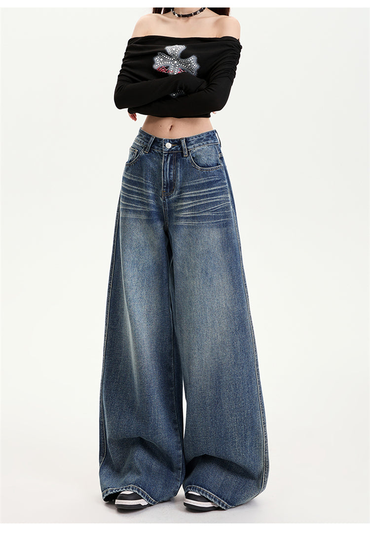 ウォッシュドローライズバギーデニム KDS348 – 100StarS