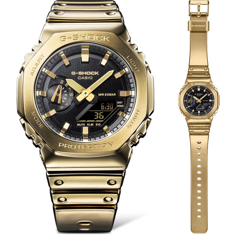 カシオ Gショック G-SHOCK FINE METALLIC SERIES GM-2100YMG-9AJF