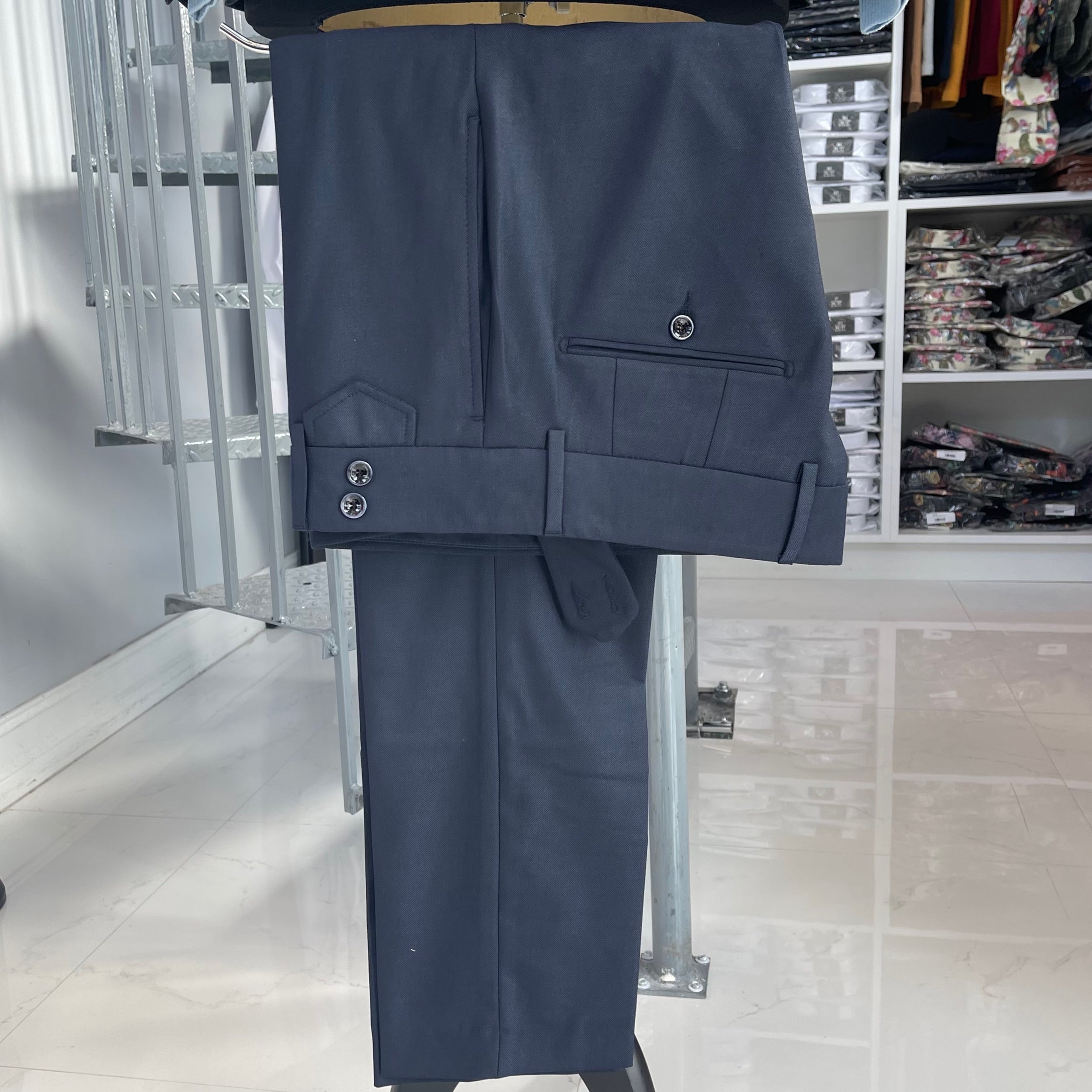 RML Black Trousers W/Side Adjusters | Richmenlooks